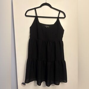 Dynamite Elegant Black Layered Dress